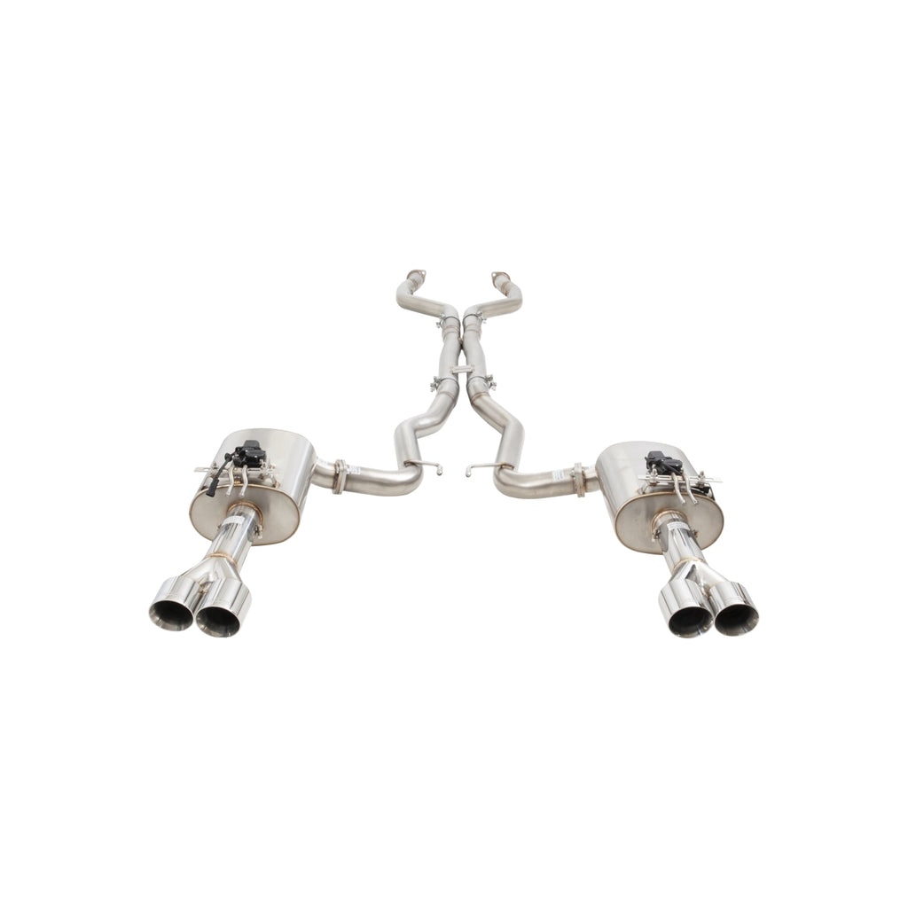 XFORCE Pontiac G8/Chevrolet SS Sedan Stainless Steel Twin 3" System With Straight Pipe Centre Muffler & Varex Rear Mufflers (ESVF74VKCS)