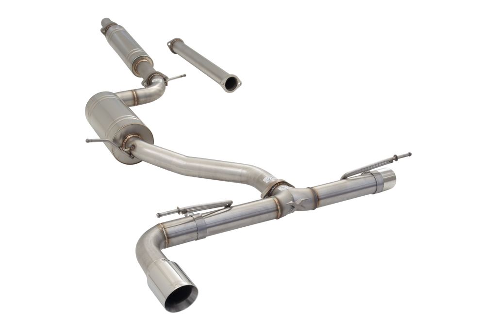 XFORCE VW Golf TSI MK7 to MK8 3in Cat Back Exhaust System (ESVW01CS)