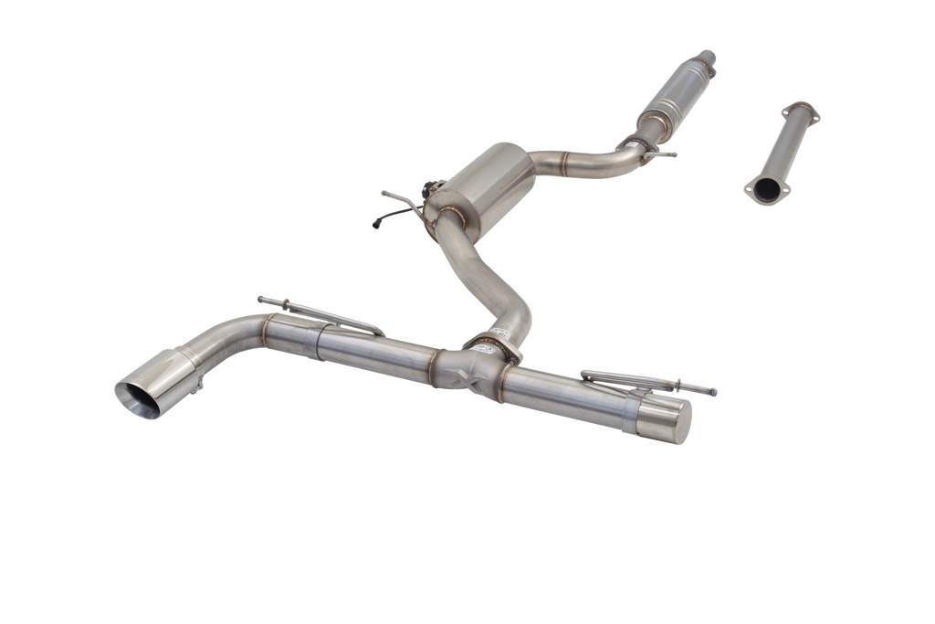 XFORCE VW Golf TSI MK7 to MK8 3in Varex Valved Cat Back Exhaust System (ESVW01VKCS)