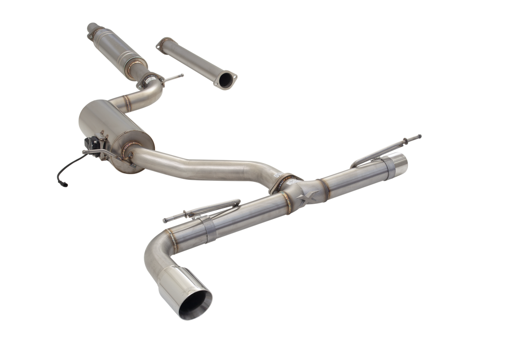 XFORCE VW Golf TSI MK7 to MK8 3in Varex Valved Cat Back Exhaust System (ESVW01VKCS)