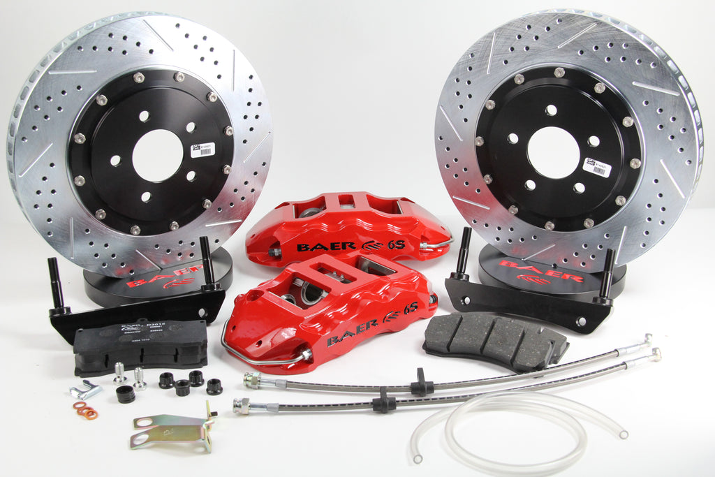 Baer Brakes 14" Extreme+ Rear Brake Kit - Red (4302296R)