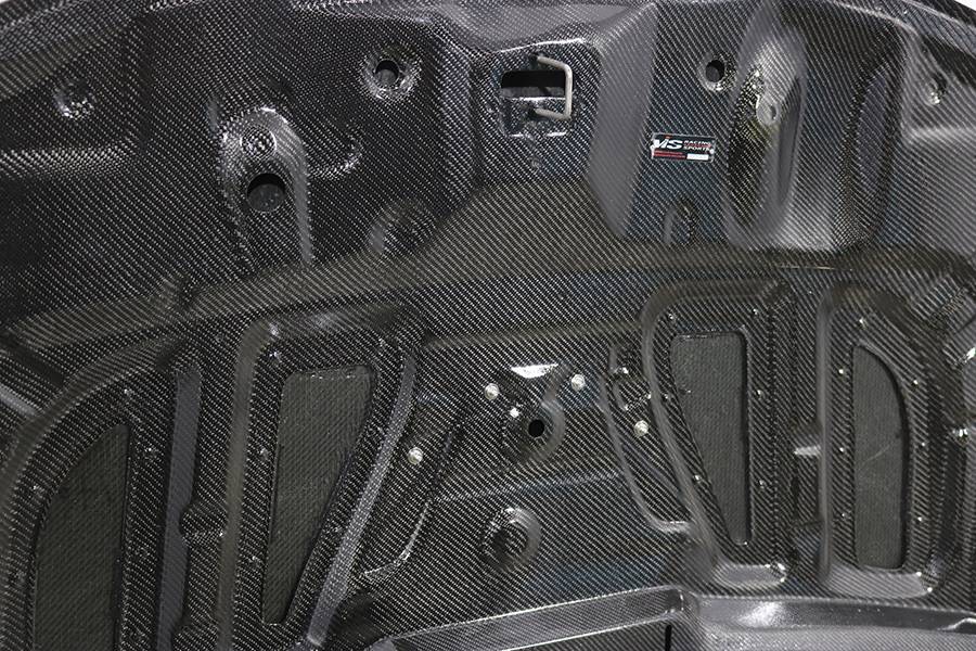 VIS Racing Double Sided Carbon Fiber Hood Oem Style for Honda Civic Type R FK8 2017-2021 (17HDFK84DOE-010D)