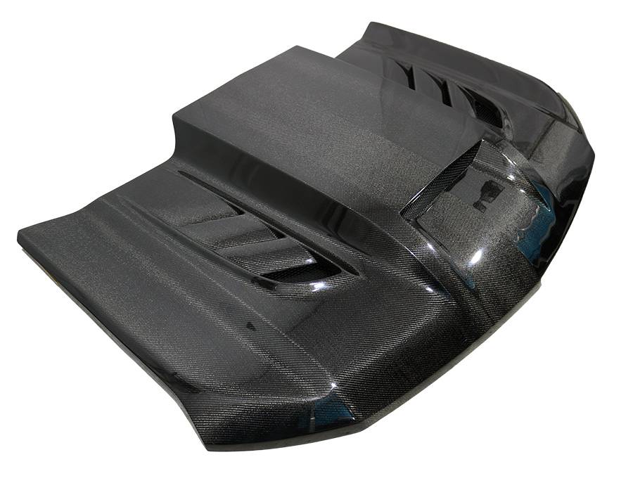 VIS Racing Carbon Fiber Hood VTM Style for Chevrolet Silverado 1500 2019-2023 (19CHSIL4DVTM-010C)