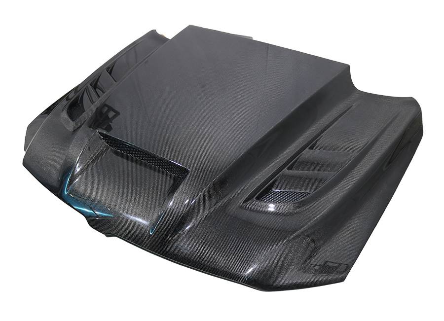 VIS Racing Carbon Fiber Hood VTM Style for Dodge Ram 1500 2DR/4DR 2019-2025 (19DGRAM2DVTM-010C)
