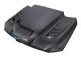 VIS Racing Carbon Fiber Hood VTM Style for Dodge Ram 1500 2DR/4DR 2019-2025 (19DGRAM2DVTM-010C)