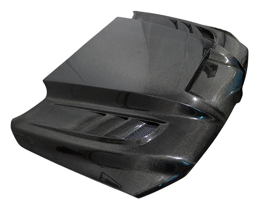 VIS Racing Carbon Fiber Hood VTM Style for Dodge Ram 1500 2DR/4DR 2019-2025 (19DGRAM2DVTM-010C)