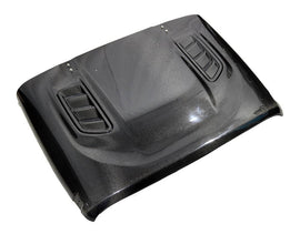 VIS Racing Carbon Fiber Hood Rubicon Style for Jeep Wrangler JK 4DR 2007-2018 (07JPWJK4DRUB-010C)