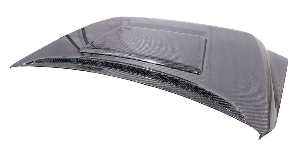 VIS Racing Carbon Fiber Hood TNR Style for Toyota Tundra 2014-2021 (14TYTUN2DTNR-010C)