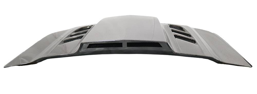 VIS Racing Carbon Fiber Hood VTM Style for Chevrolet Silverado 1500 2019-2023 (19CHSIL4DVTM-010C)