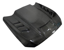 Load image into Gallery viewer, VIS Racing Double Sided Carbon Fiber Hood Terminator Style for Ford MUSTANG 2DR 2015-2017 (15FDMUS2DTM-010D)