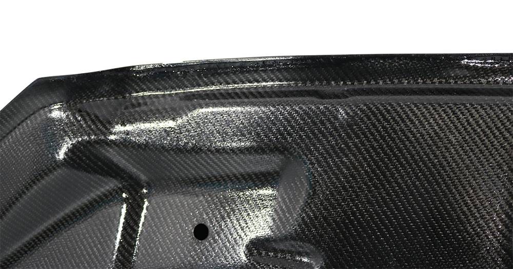 VIS Racing Double Sided Carbon Fiber Hood Terminator Style for Ford MUSTANG 2018-2023 (18FDMUS2DTM-010D)