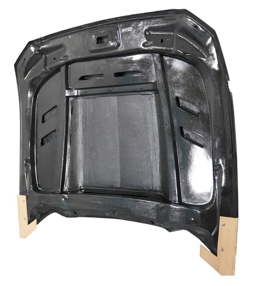 VIS Racing Double Sided Carbon Fiber Hood Terminator Style for Ford MUSTANG 2018-2023 (18FDMUS2DTM-010D)
