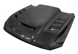 VIS Racing Double Sided Carbon Fiber Hood Terminator Style for Ford MUSTANG 2018-2023 (18FDMUS2DTM-010D)
