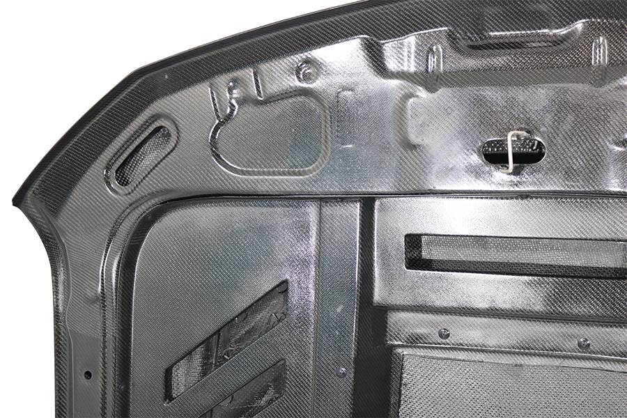 VIS Racing Double Sided Carbon Fiber Hood VTM Style for Chevrolet Silverado 1500 2019-2023 (19CHSIL4DVTM-010D)