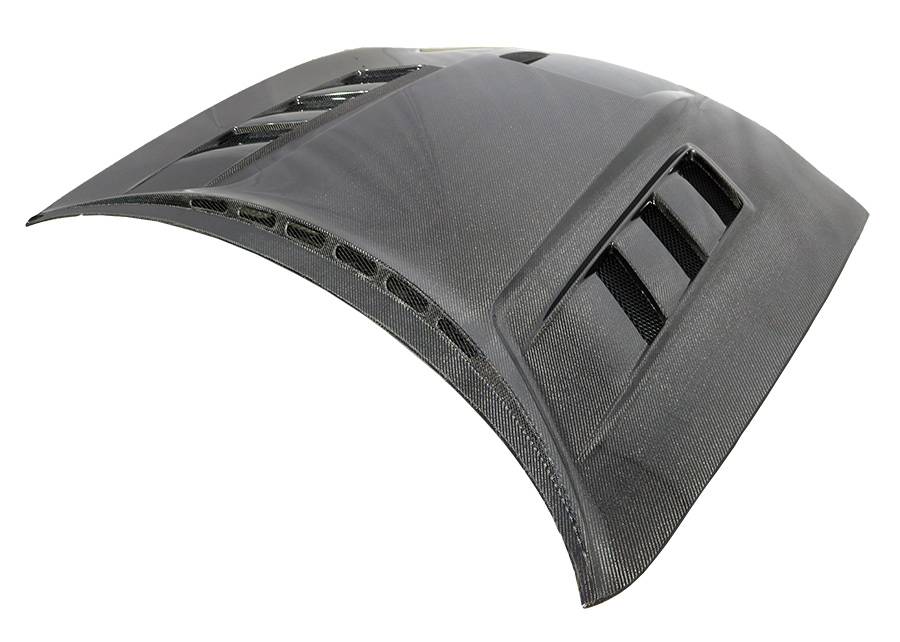 VIS Racing Double Sided Carbon Fiber Hood Terminator Style for Dodge Charger 4DR 2015-2023 (15DGCHA4DTM-010D)