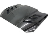 VIS Racing Double Sided Carbon Fiber Hood AMS Style for Ford MUSTANG 2DR 2015-2017 (15FDMUS2DAMS-010D)