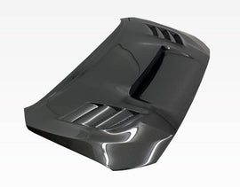 VIS Racing Double Sided Carbon Fiber Hood VS 2 Style for Subaru WRX 4DR 2015-2021 (15SBWRX4DVS2-010D)