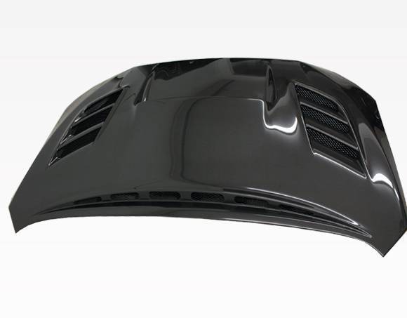 VIS Racing Double Sided Carbon Fiber Hood VS 2 Style for Subaru WRX 4DR 2015-2021 (15SBWRX4DVS2-010D)
