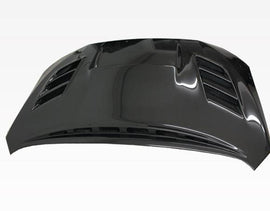 VIS Racing Double Sided Carbon Fiber Hood VS 2 Style for Subaru WRX 4DR 2015-2021 (15SBWRX4DVS2-010D)