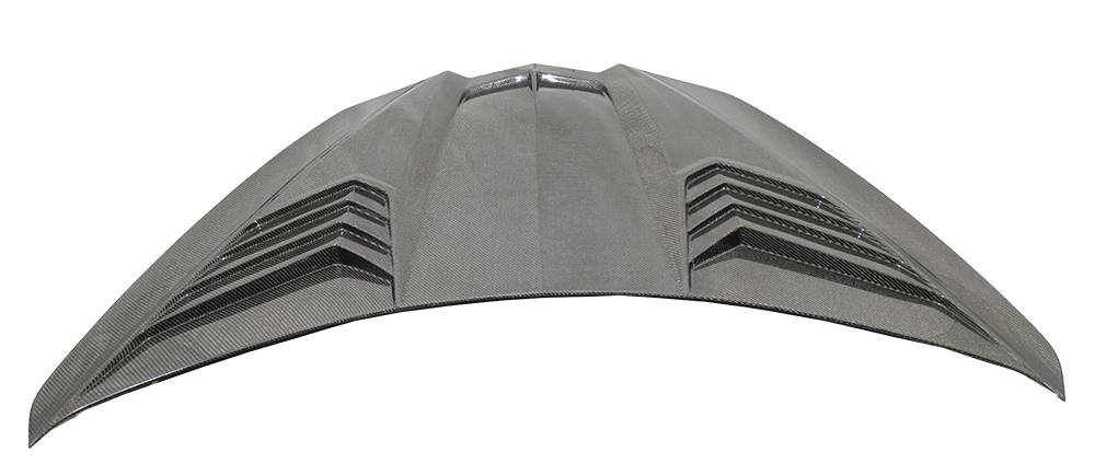 VIS Racing Double Sided Carbon Fiber Hood Apex Style for Chevrolet Corvette C8 2020-2024 (20CHCOR2DAPX-010D)
