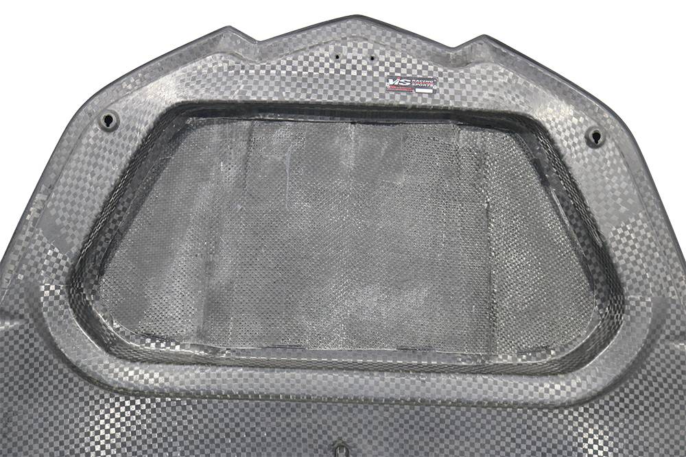 VIS Racing Double Sided Carbon Fiber Hood Apex Style for Chevrolet Corvette C8 2020-2024 (20CHCOR2DAPX-010D)
