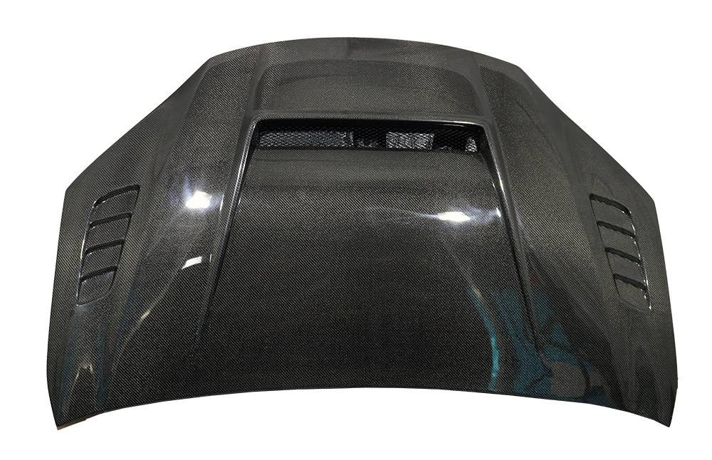 VIS Racing Double SIded Carbon Fiber Hood VTX Style for Toyota Prius 2023-2024 (23TYPRI4DVTX-010D)