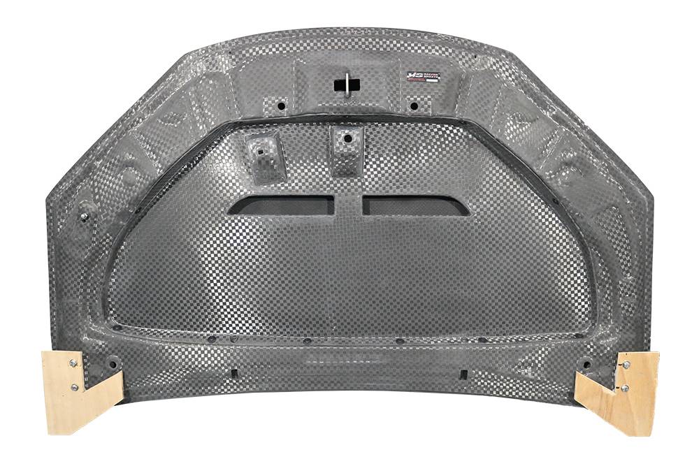 VIS Racing Double SIded Carbon Fiber Hood VTX Style for Toyota Prius 2023-2024 (23TYPRI4DVTX-010D)