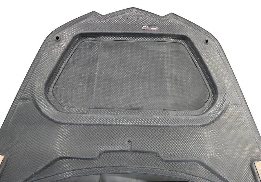 VIS Racing Double Sided Carbon Fiber Hood Oem Style for Chevrolet Corvette C8 2020-2024 (20CHCOR2DOE-010D)