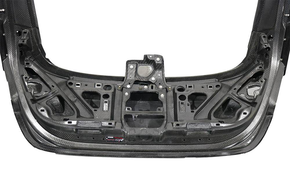 VIS Racing Double Sided Carbon Fiber Hatch OEM Style for Honda Civic FL5 Type R 2023-2024 (23HDFL5HBOE-020D)