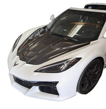 Load image into Gallery viewer, VIS Racing Double Sided Carbon Fiber Hood Apex Style for Chevrolet Corvette C8 2020-2024 (20CHCOR2DAPX-010D)