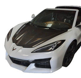 VIS Racing Double Sided Carbon Fiber Hood Oem Style for Chevrolet Corvette C8 2020-2024 (20CHCOR2DOE-010D)