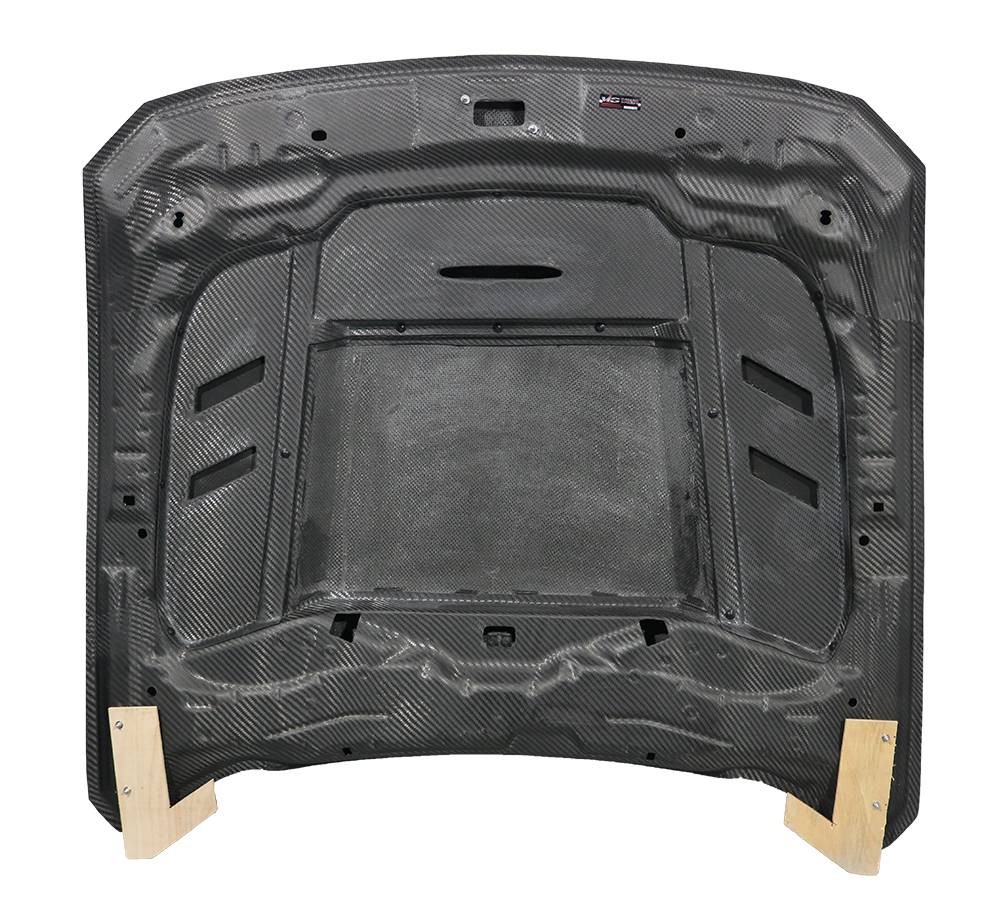 VIS Racing Double Sided Carbon Fiber Hood Terminator Style for Ford Mustang 2024-2025 (24FDMUS2DTM-010D)
