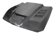 Load image into Gallery viewer, VIS Racing Double Sided Carbon Fiber Hood Terminator Style for Ford Mustang 2024-2025 (24FDMUS2DTM-010D)