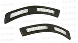 Seibon Carbon fiber fender duct for 2008 -2013 Mitsubishi Lancer EVO X (FD0809MITEVOX)