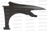 Seibon OEM-style carbon fiber fenders for 2006-2010 Honda Civic 4DR (FF0607HDCV4D)