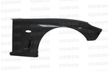 Seibon Carbon fiber fenders for 1993-2002 Mazda RX-7 (10mm Wider) (FF9396MZRX7)