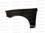 Seibon OEM-style carbon fiber fenders for 1996-1998 Honda Civic (FF9698HDCV)