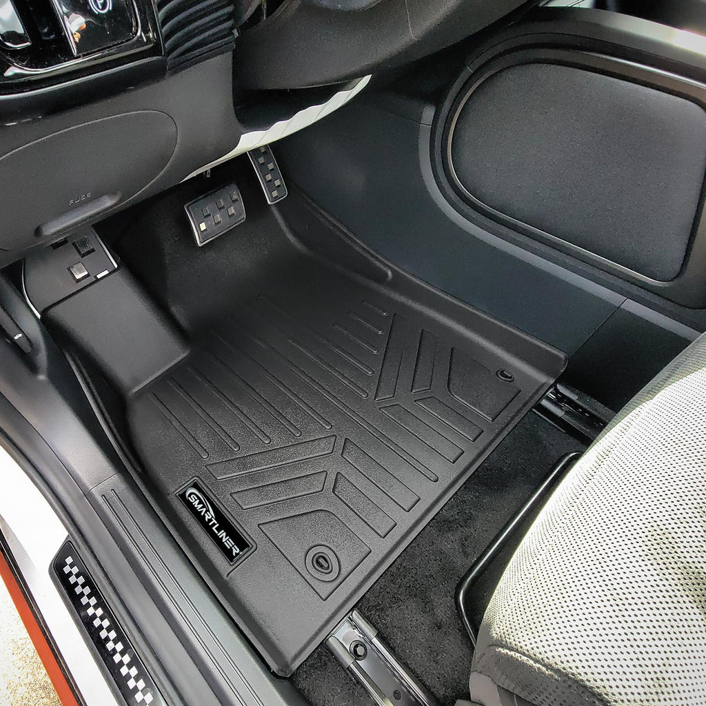 SMARTLINER Custom Fit All Weather Protection Black 1st Row Liners Compatible With 2025-2026 Hyundai Ioniq 5 N (SA0768)
