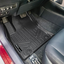 Load image into Gallery viewer, SMARTLINER Custom Fit All Weather 2 Row Black Floor Mat Liner Set Compatible With 2022-2024 Toyota Corolla Cross Hybrid (SA0724/B0598)