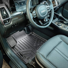 Load image into Gallery viewer, SMARTLINER All Weather Custom Fit 2 Row Black Floor Mat Liner Set Compatible With 2021-2023 Kia Sorento Hybrid (SA0608/B0608)
