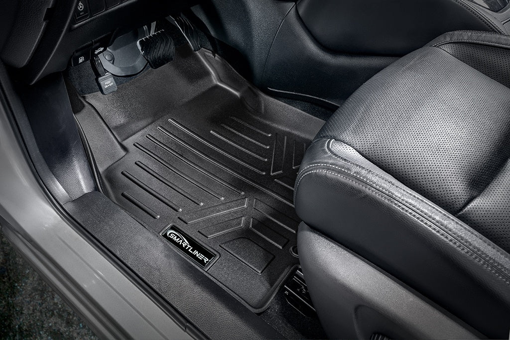 SMARTLINER Floor Mats - Cargo Liner Compatible With 2017-2021 Nissan Rogue Sport - Factory Cargo Tray in Highest Position (SA0340/B0340/D0340)