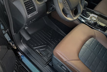 Load image into Gallery viewer, SMARTLINER Custom Fit All Weather Protection Black 3 Row Floor Liners &amp; Cargo Liner behind the 3rd Row Seats Compatible With 2019-2024 Infiniti QX80 (SA0504/B0504/C0242/E0242)
