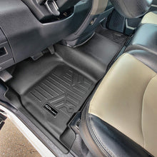 Load image into Gallery viewer, SMARTLINER Floor Mats 1st Row 1pc Liner Black Compatible With 2009-2012 Ram 1500 Quad Cab with 1st Row Bench Seat and Single Floor Hook (SA0320)