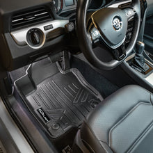 Load image into Gallery viewer, SMARTLINER All Weather Custom Fit Black 1st Row Floor Mat Liner Set Compatible With 2020-2022 Volkswagen Passat (SA0659)