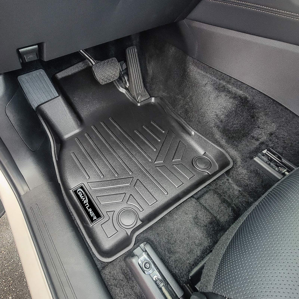 SMARTLINER Custom Fit All Weather Protection 3 Rows & Cargo Liner Behind 3rd Row Set Compatible With 2024 Mazda CX-90 Hybrid/ Plug-In Hybrid (SA0716/B0716/C0717/E0716)