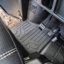 Load image into Gallery viewer, SMARTLINER 2 Row Rubber Floor Liners &amp; Bed Mat Liner Set Black Compatible With 2019-2021 Polaris Ranger Crew XP 1000 (UA0101/UB0101/UK0102)