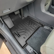 Load image into Gallery viewer, SMARTLINER All Weather Custom Fit Black 3 Row Floor Liner Set Compatible With 2024 Hyundai Santa Fe Hybrid (SA0742/B0751/C0742)