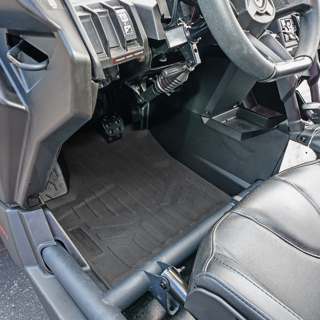 SMARTLINER Custom Fit All Weather Protection Black 2 Row UTV Liner Compatible With 2019-2023 Can-Am Maverick X3 (UA0131/UB0131)