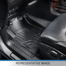 Load image into Gallery viewer, SMARTLINER Floor Mats 1st Row Liner Set Black Compatible With 2014-2021 Transit Connect With Carpet Flooring (SA0363)