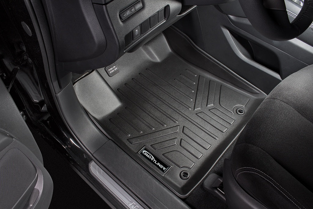 SMARTLINER Custom Fit Floor Mats and Cargo Liner Set Black Compatible With 2015-2018 Nissan Murano (SA0173/B0173/D0173)